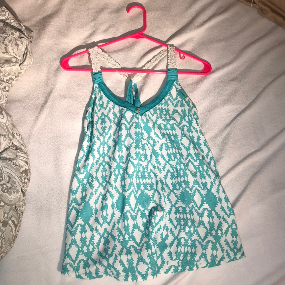 Razor back tank top